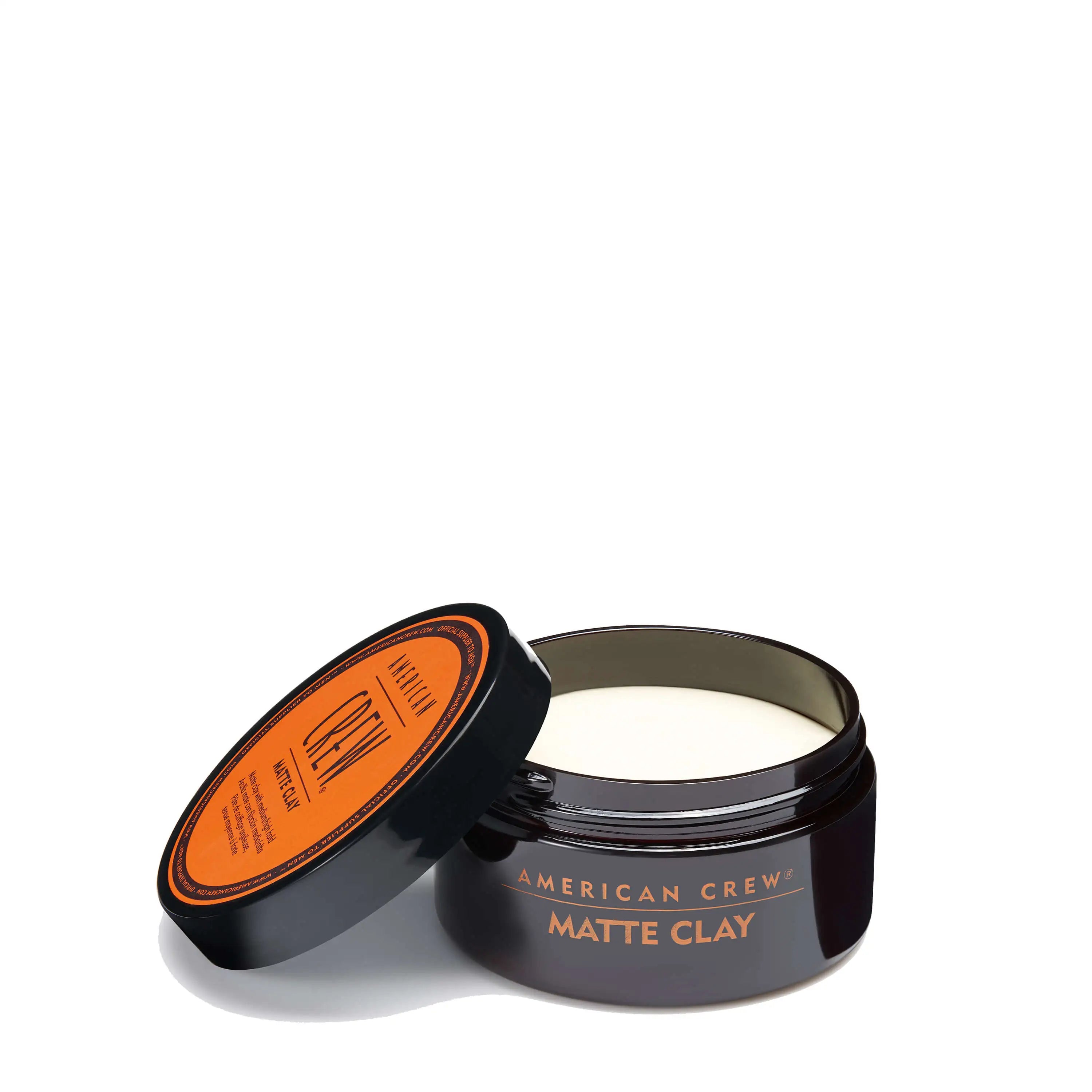 Cera American Crew Matte Clay 85g Fijación Medía Acabado Mate Hombre
