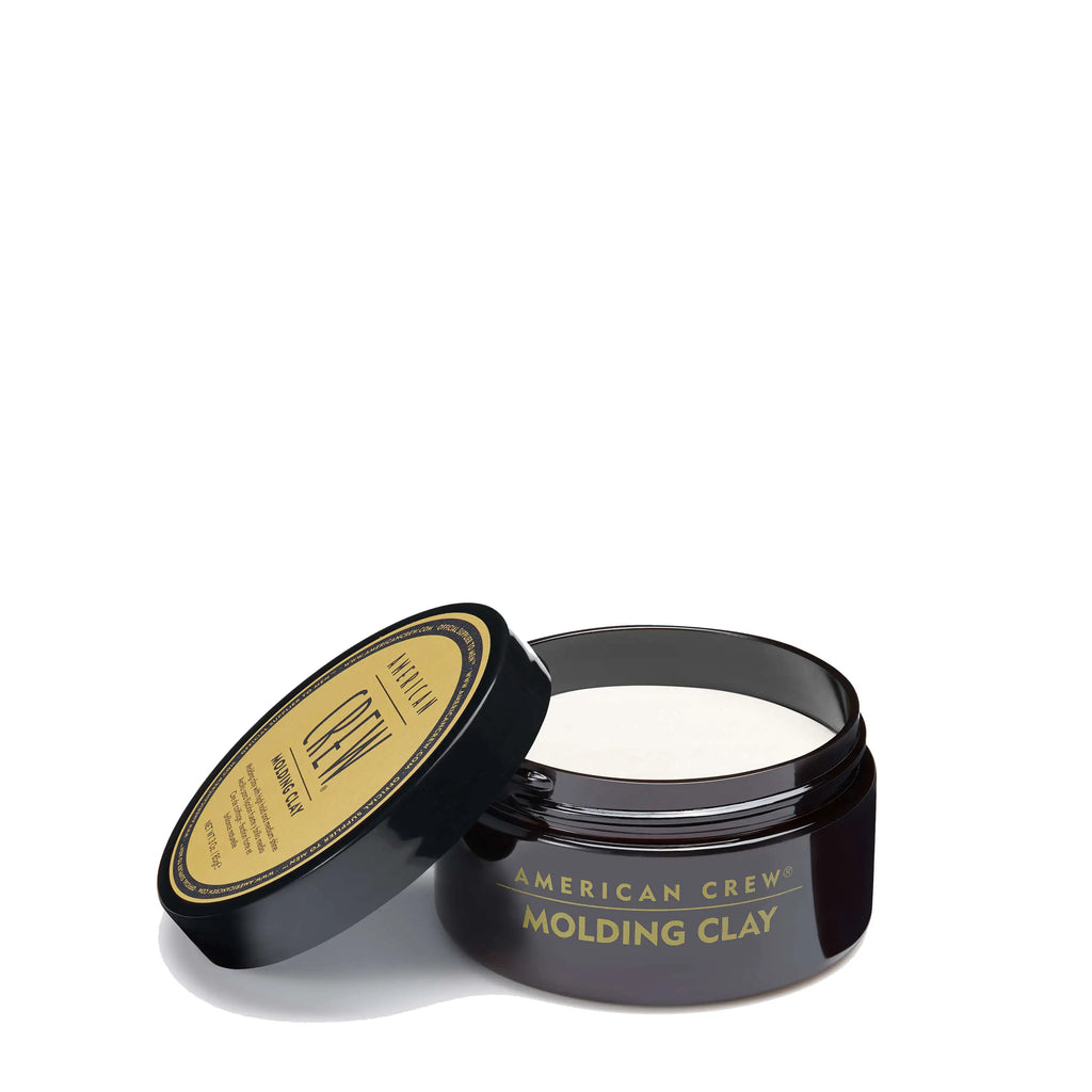 Cera American Crew Molding Clay 85g Fijación Fuerte Brillo Medio Hombre