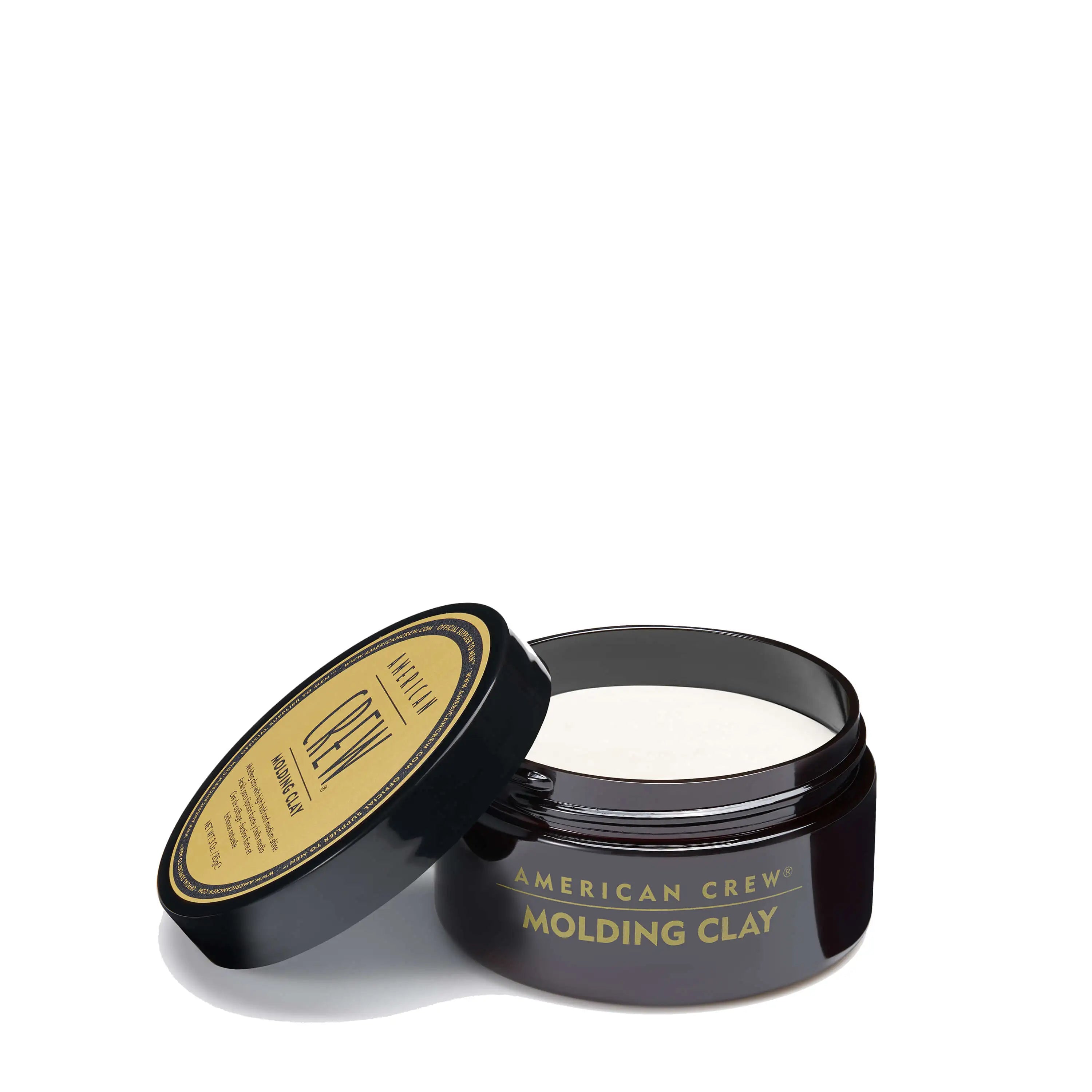 Cera American Crew Molding Clay 85g Fijación Fuerte Brillo Medio Hombre