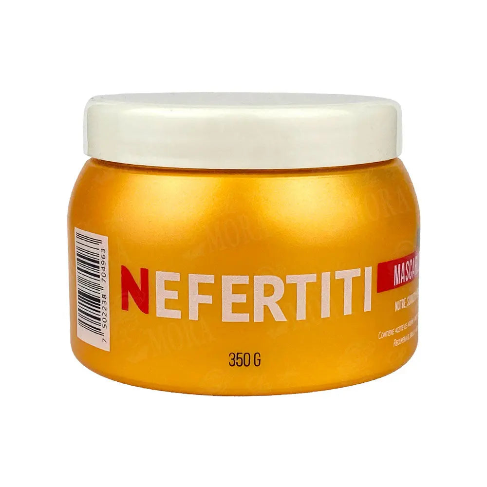 Mascarilla Nefertiti con aceite de argán 350g para tratamiento profesional de cabello seco y dañado