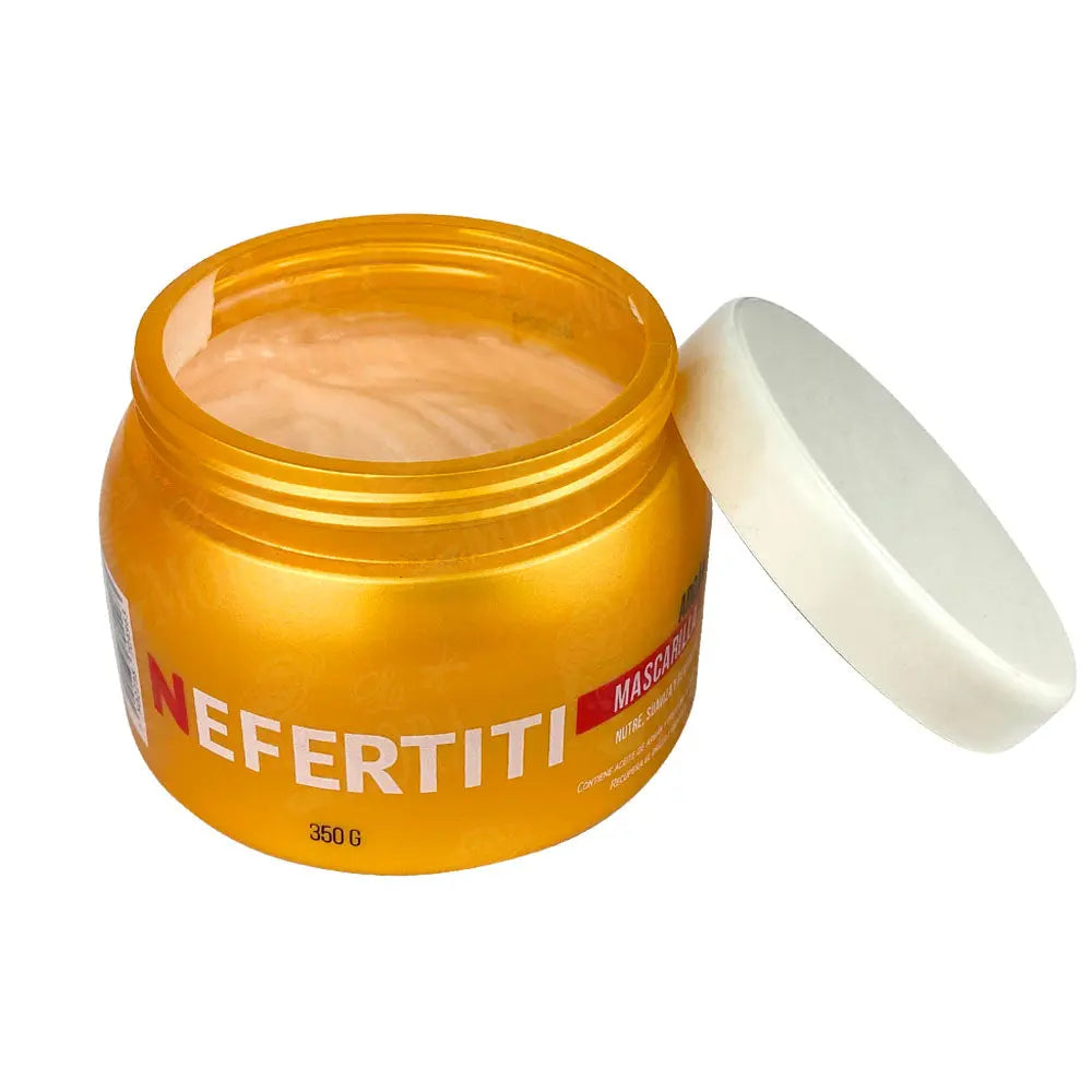Mascarilla Nefertiti con aceite de argán 350g para tratamiento profesional de cabello seco y dañado