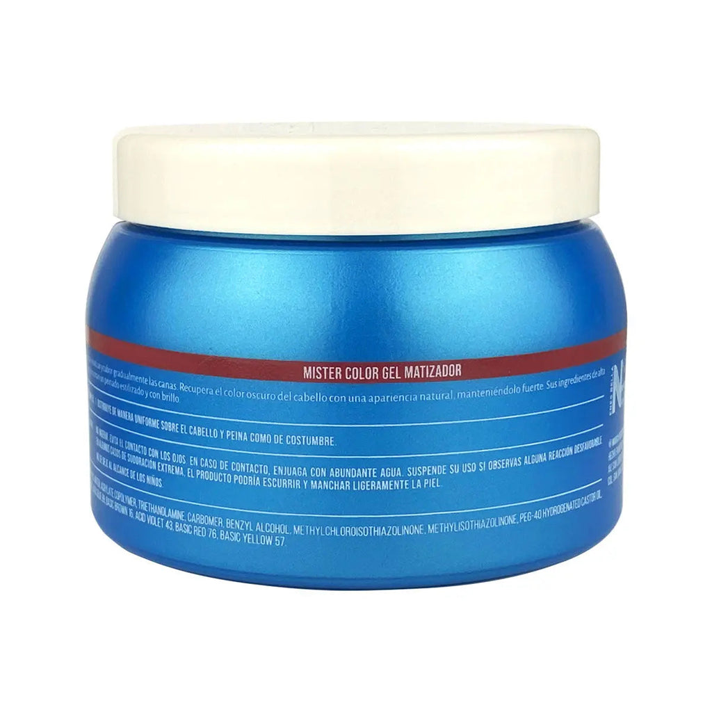 Gel Matizador Mister Color Nefertiti 350gr para neutralizar tonos naranjas y amarillos en cabello profesional