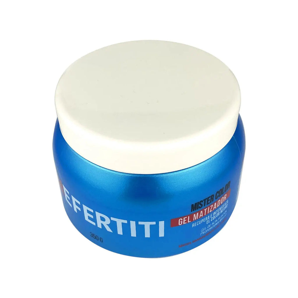 Gel Matizador Mister Color Nefertiti 350gr para neutralizar tonos naranjas y amarillos en cabello profesional