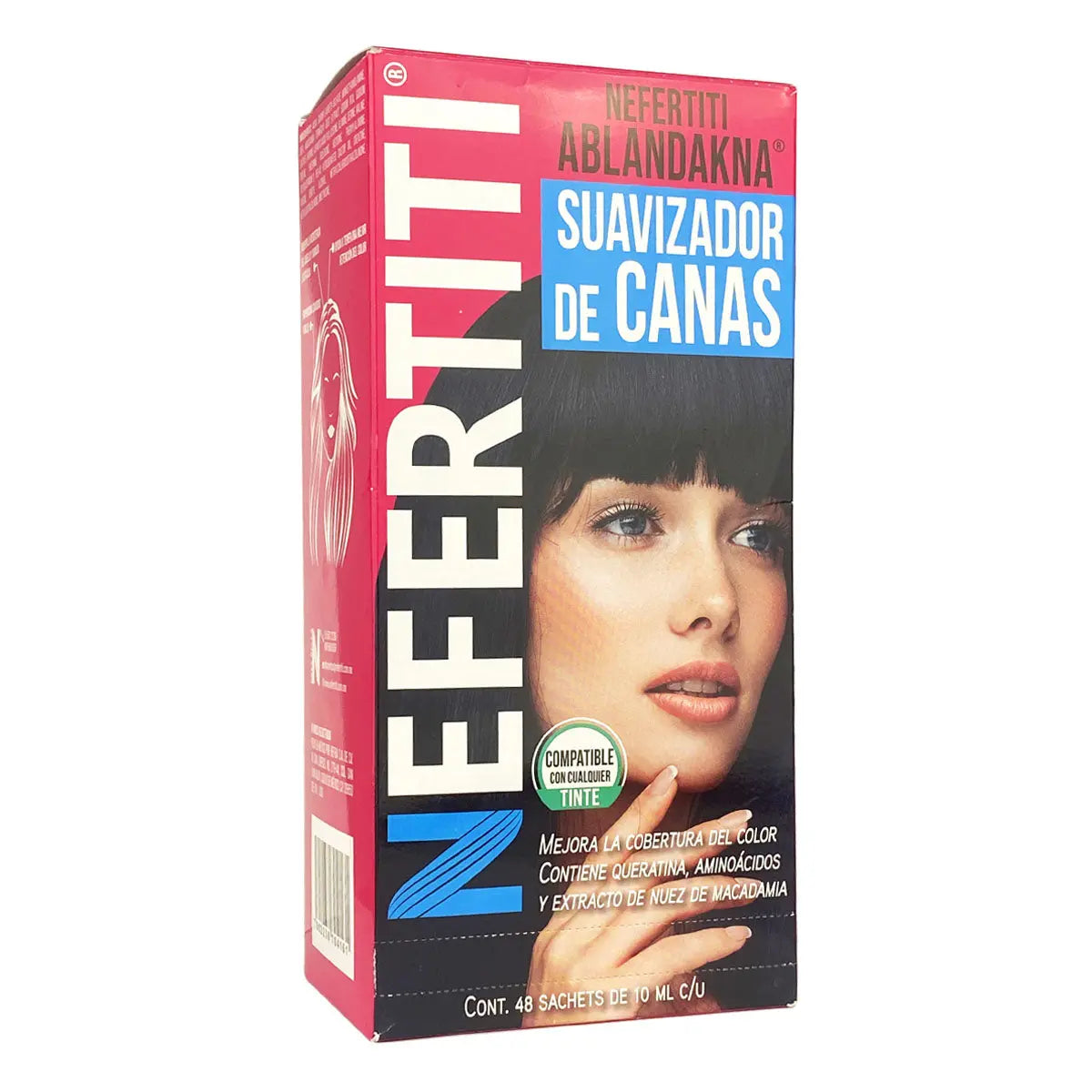 Retocador de canas negro PROF-EX Nefertiti para cobertura instantánea profesional