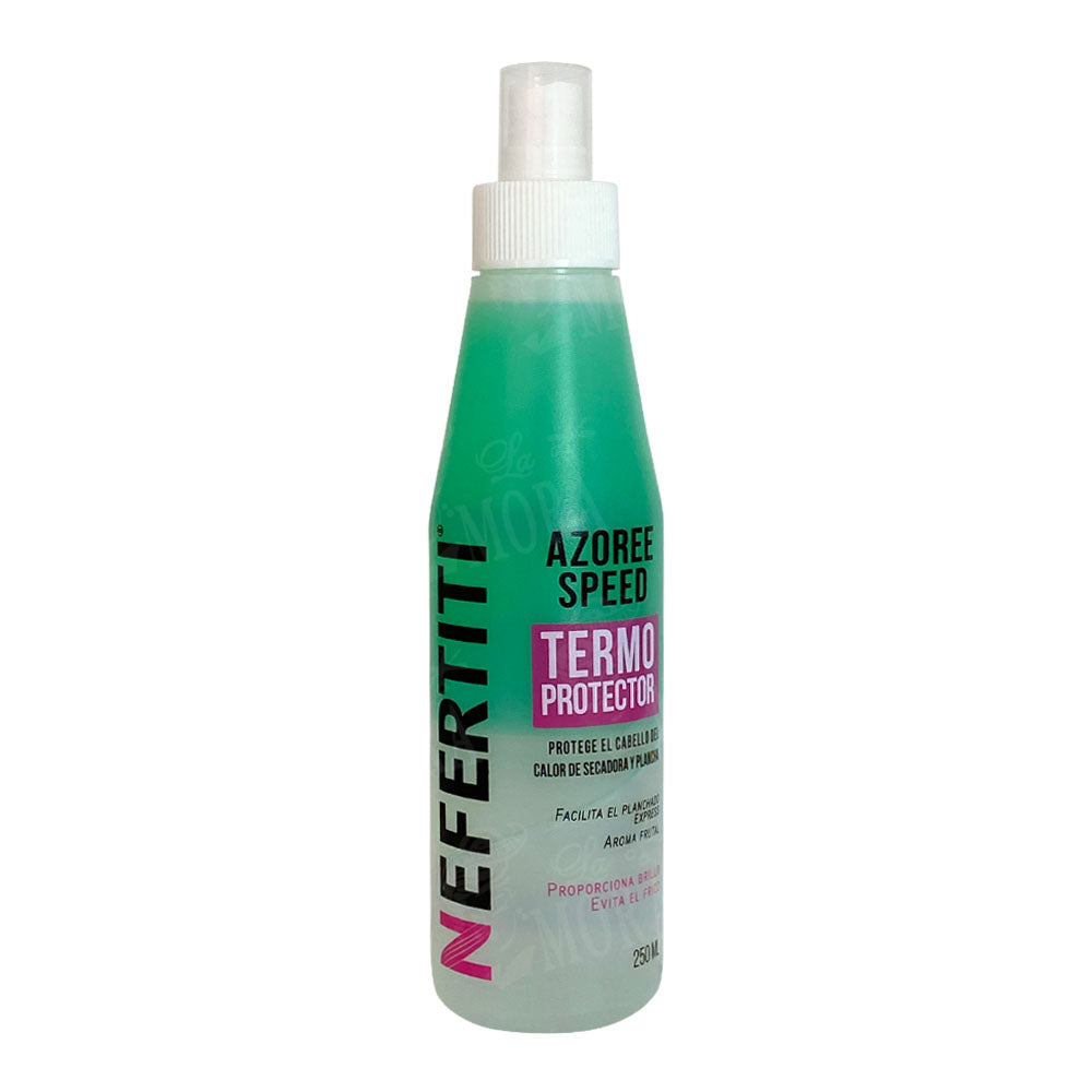 Azoree Speed 250ml Nefertiti acelerador de secado con protección térmica para salones profesionales