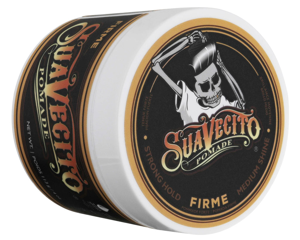 Pomada Suavecito Firme 113g fijación extrema para barberos profesionales México
