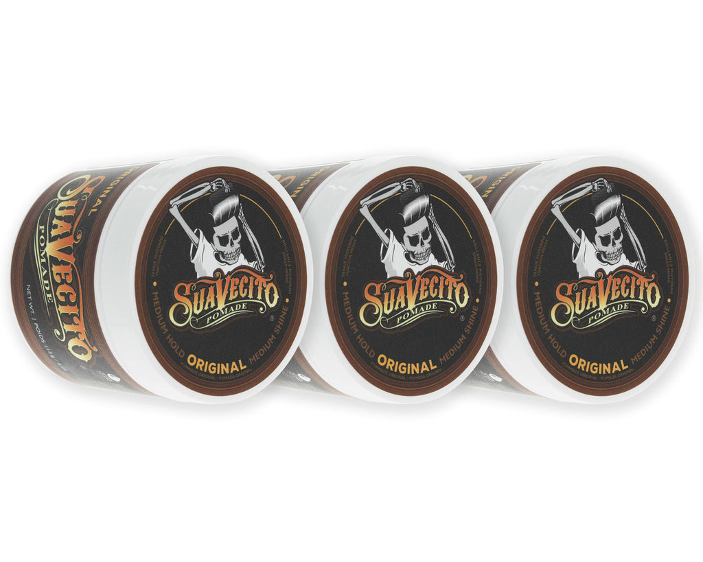Pomada Suavecito Original 113g fijación fuerte brillo intenso barbería profesional