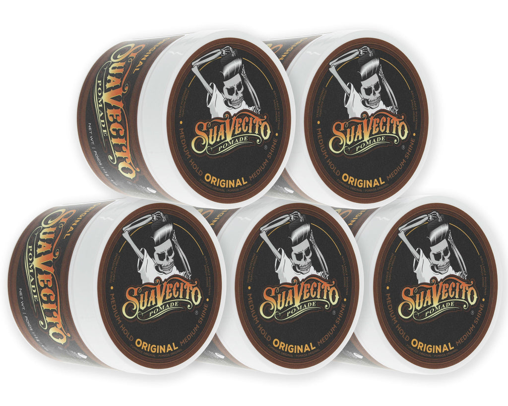 Pomada Suavecito Original 113g fijación fuerte brillo intenso barbería profesional