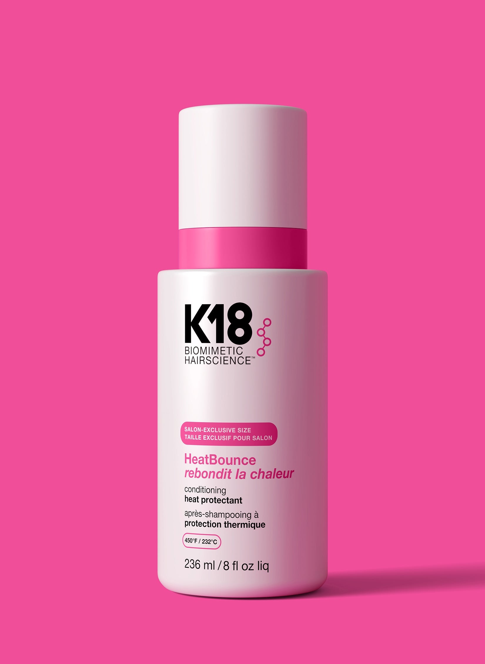 Protector Termico K18 Heat Bounce 236ml Profesional Tamano Salon Plancha