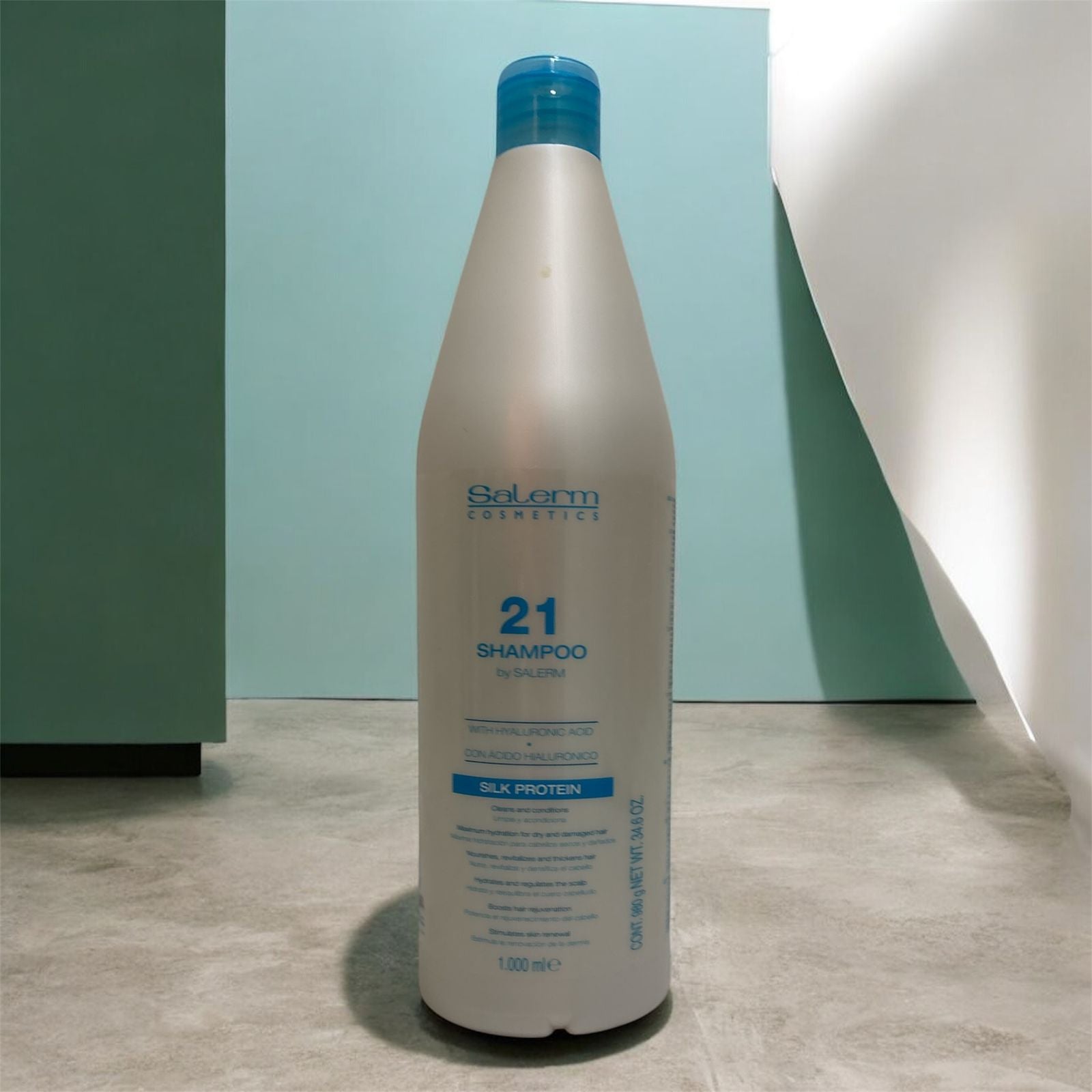 Salerm 21 Shampoo profesional 1000ml para salón de belleza
