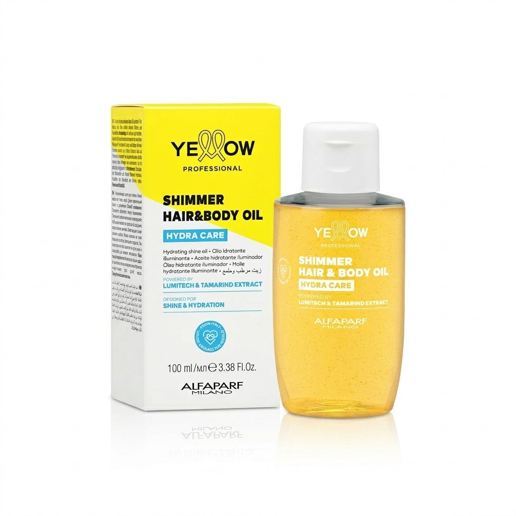 Aceite Yellow Shimmer Hydra Care – Cabello y Cuerpo 100ml