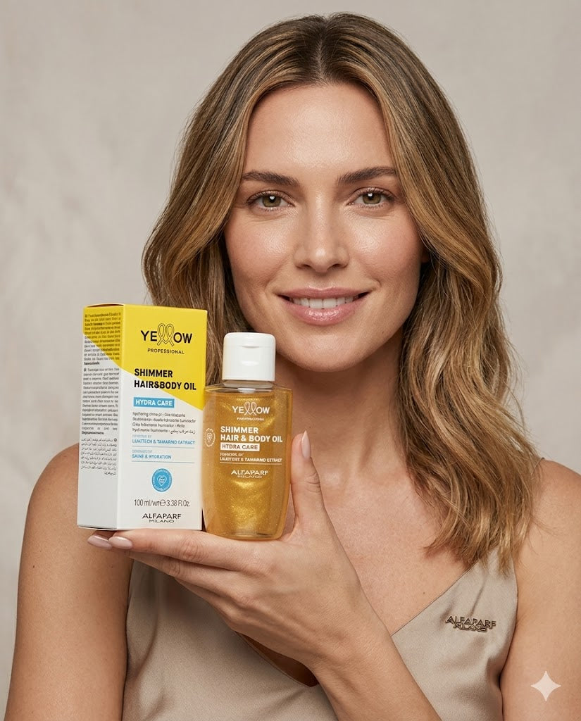 Aceite Yellow Shimmer Hydra Care – Cabello y Cuerpo 100ml