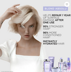 Masque Ultra Violet Kérastase 200ml mascarilla violeta para cabello rubio decolorado