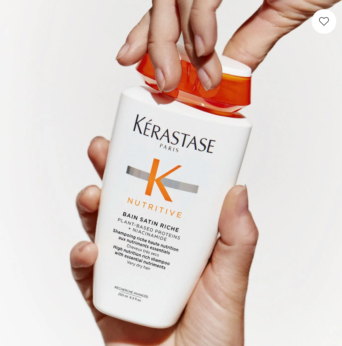 Shampoo Kérastase Nutritive Bain Satin Riche 250ml para cabello muy seco profesional salón México