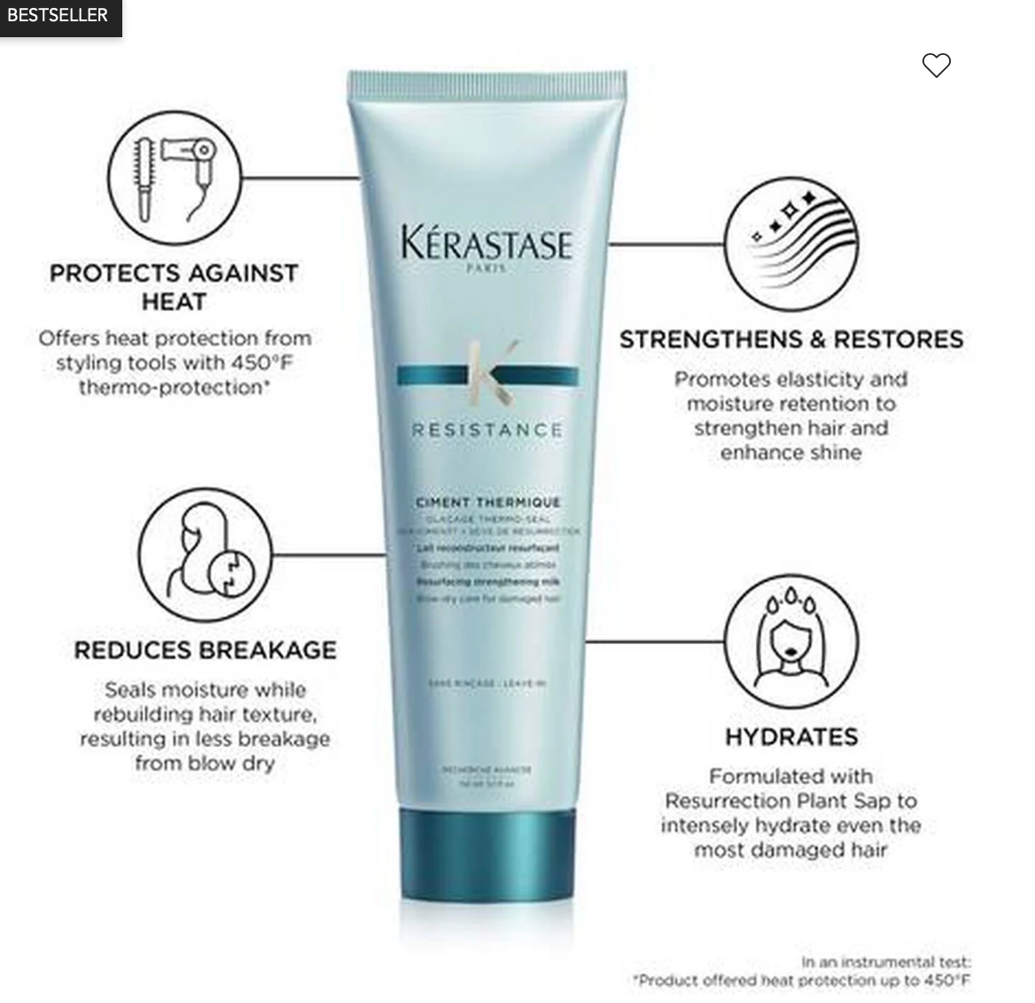 Kérastase Ciment Thermique 150ml tratamiento termoprotector para cabello dañado y debilitado