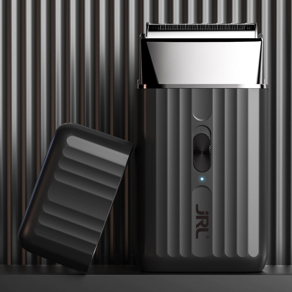 Rasuradora JRL Onyx Single Foil Pro Shaver Profesional Barber Negra