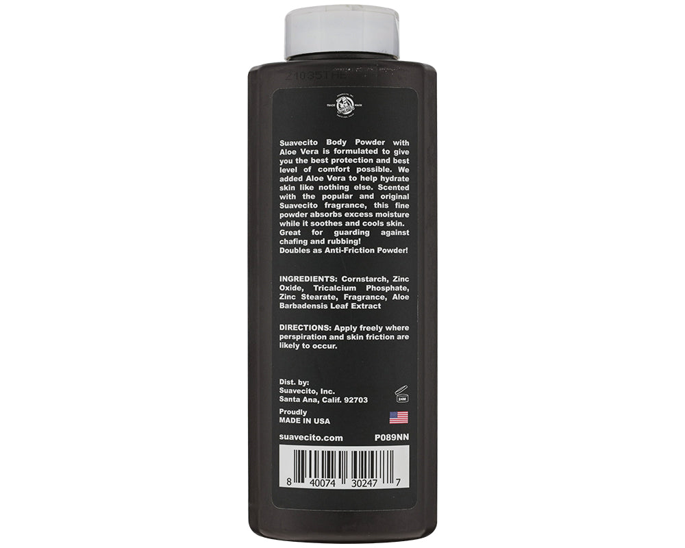 Talco Suavecito profesional para barbería 227g absorción superior