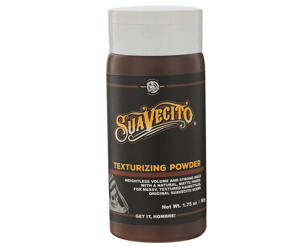 Suavecito Polvo Texturizador 50g para volumen y textura profesional barbería