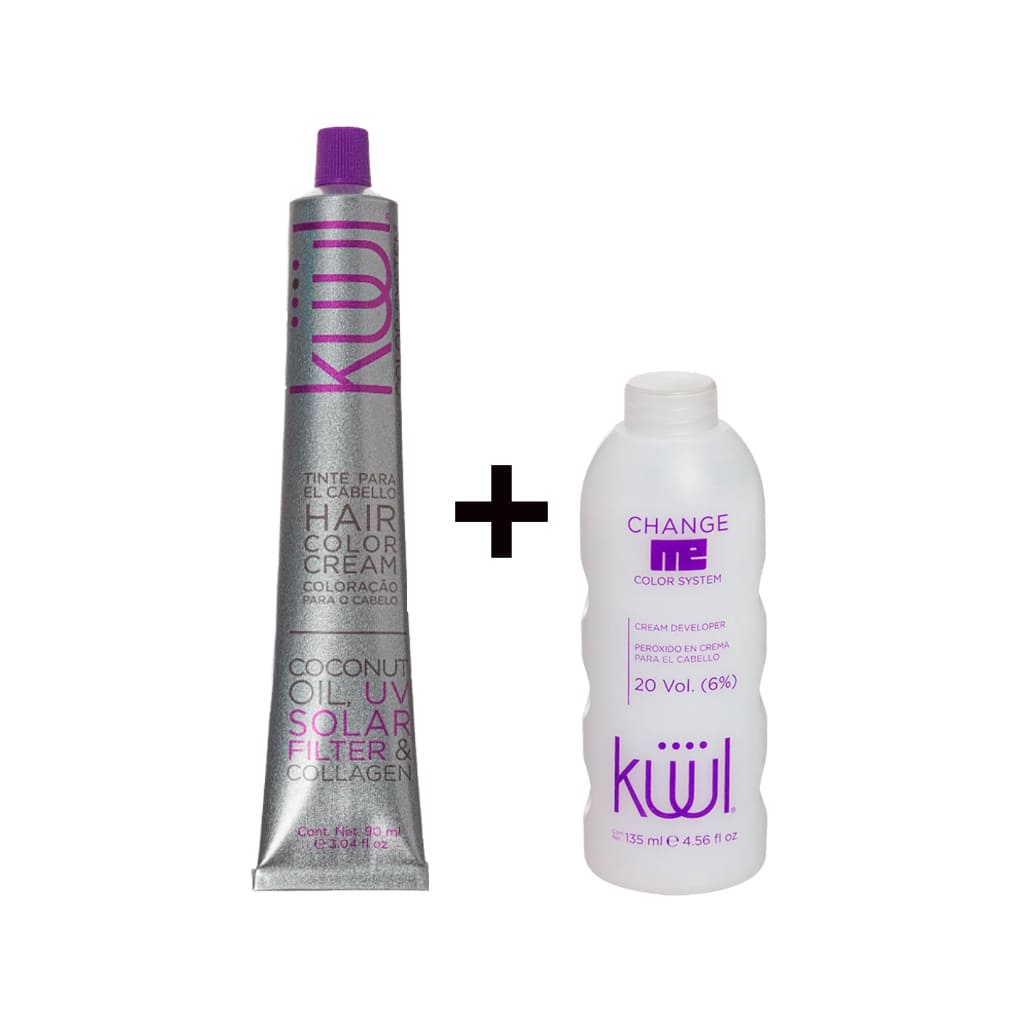 Tinte Kuul profesional 60ml color vibrante duradero para cabello