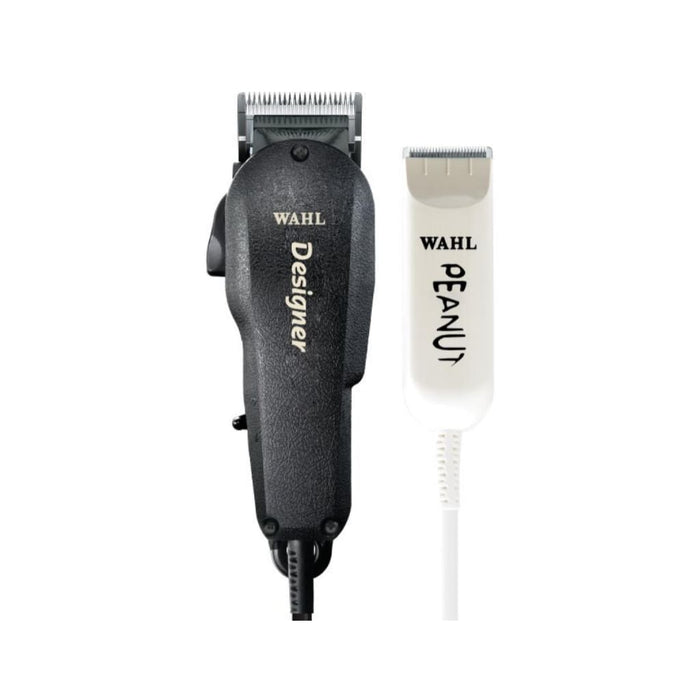 Combo Wahl All Star Clipper + Trimmer Profesional Barber Alámbrico