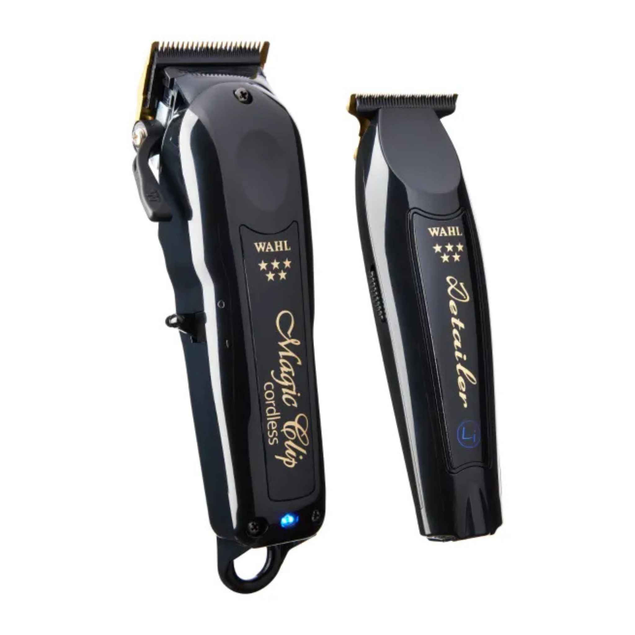 WAHL Barber Combo Cordless - Kit cortadora y recortadora inalámbrica profesional para barbería