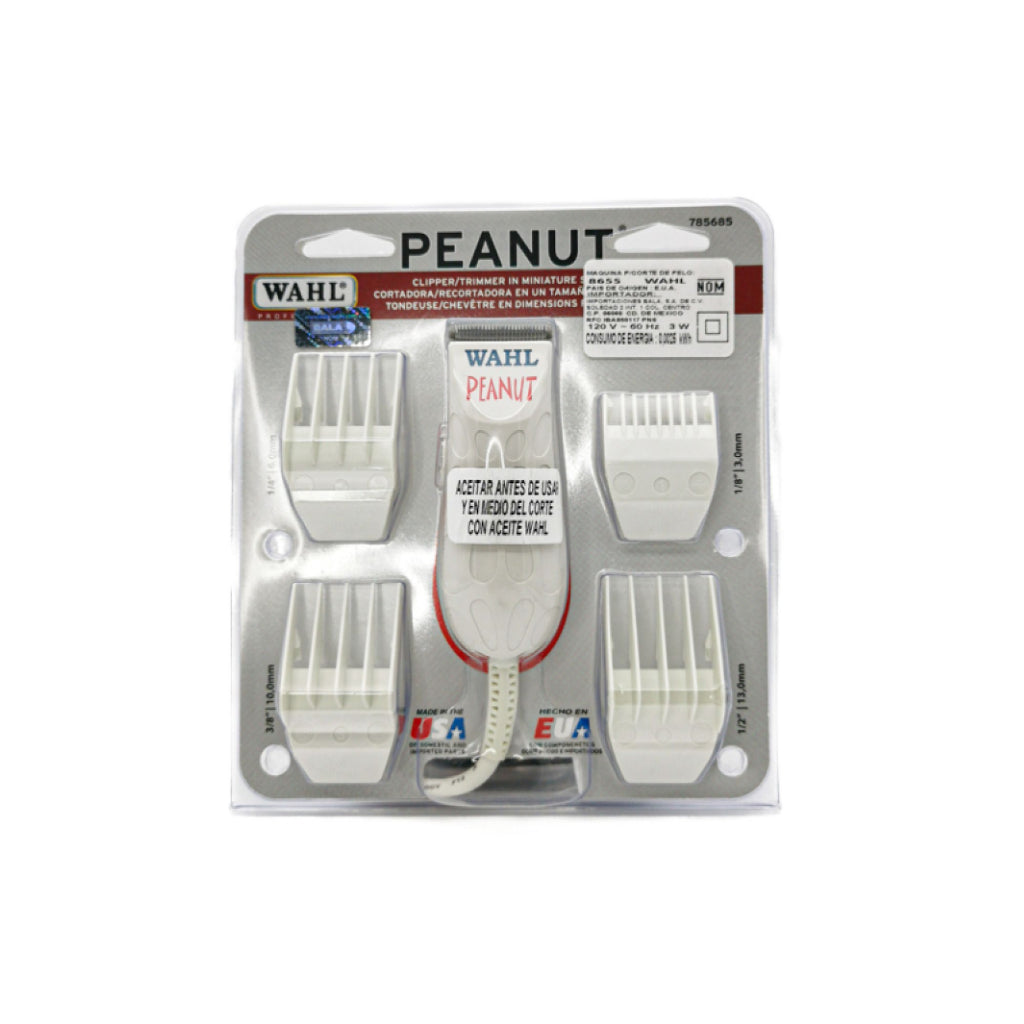 Recortadora Wahl Peanut 8655 profesional compacta para barberos y estilistas en México