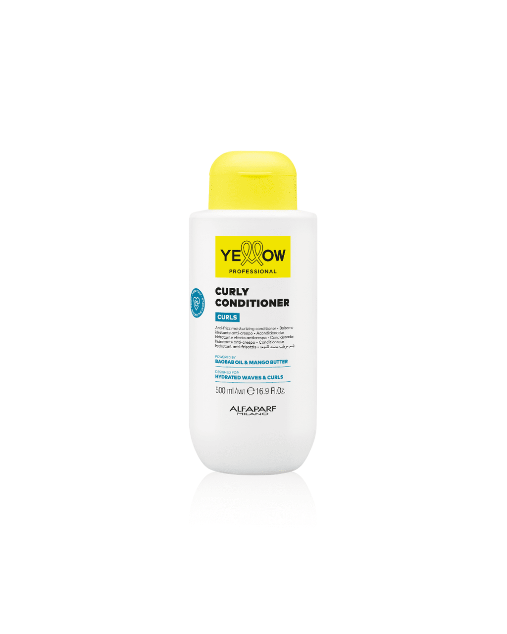 YE Curls Conditioner 500ml Yellow acondicionador profesional para rizos hidratación definición