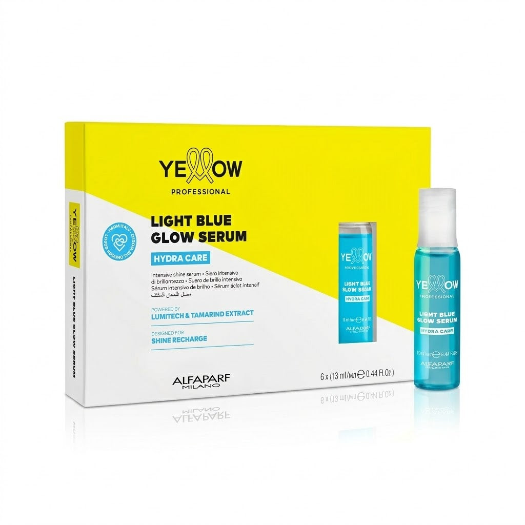 Ampolletas Yellow Glow Light Blue Serum Hydra Care – 6x13ml