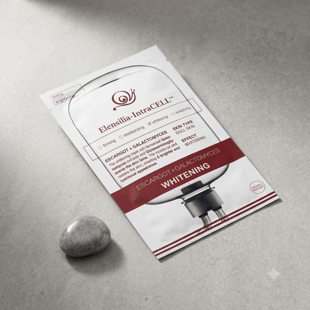 MASCARILLA FACIAL ELENSILIA INTRACELL ESCARGOT + GALACTOMYCES ACLARANTE 25 M