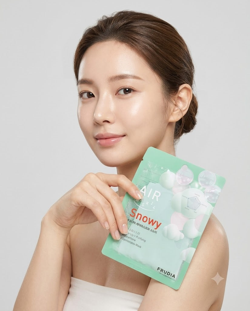 MASCARILLA FACIAL FRUDIA AIR SNOWY 25 ML