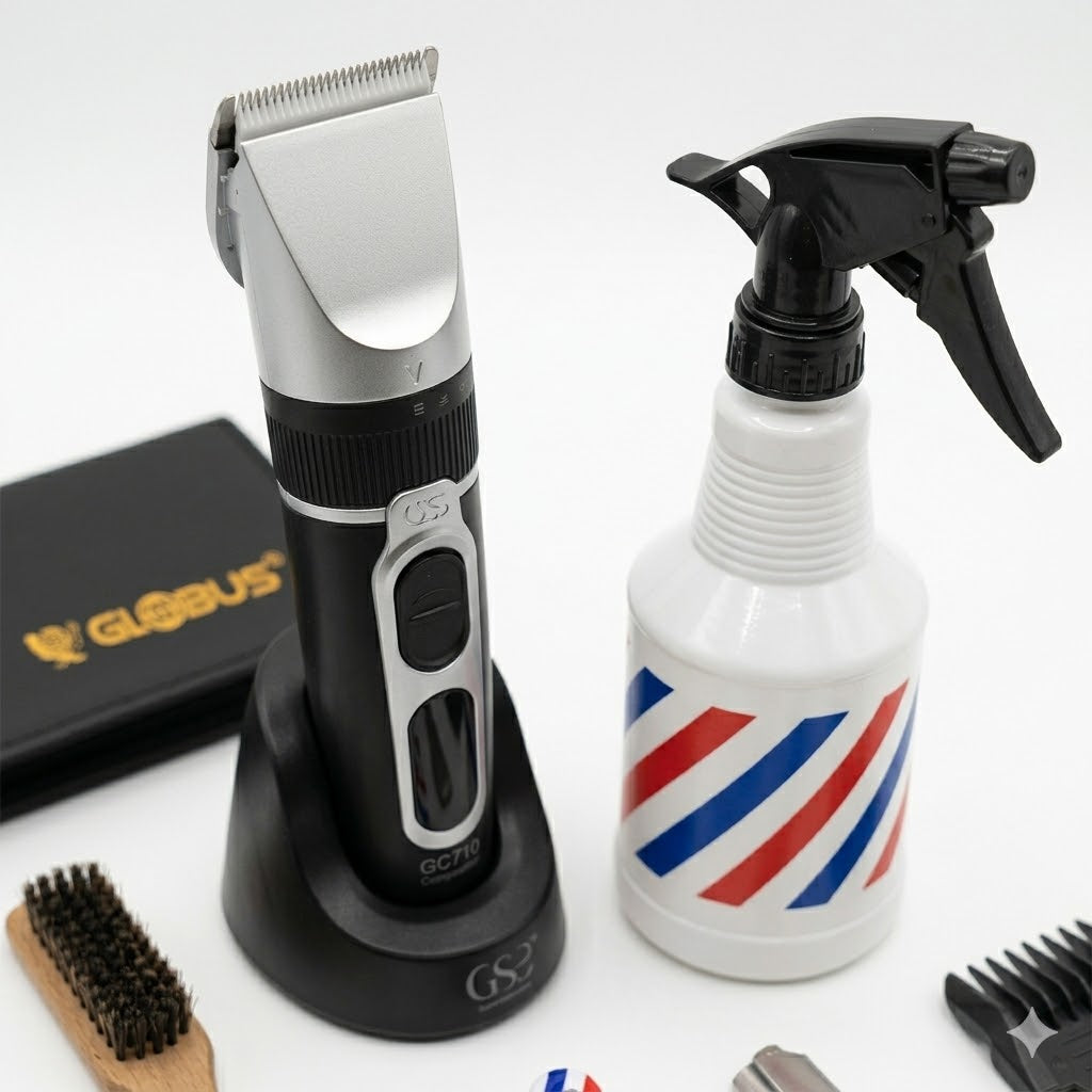 Kit de Barbería Globus Profesional – Máquina de Corte y Accesorios Completos