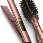 GAMA Italy Keratina Set Profesional – Plancha + Cepillo Secador Voluminizador