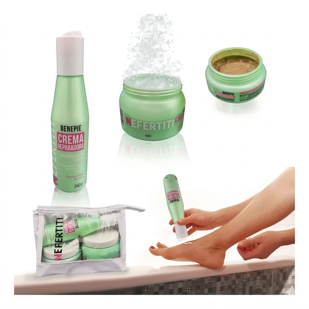 NEFERTITI KIT BENEPIE P/ CUIDADO DE PIES