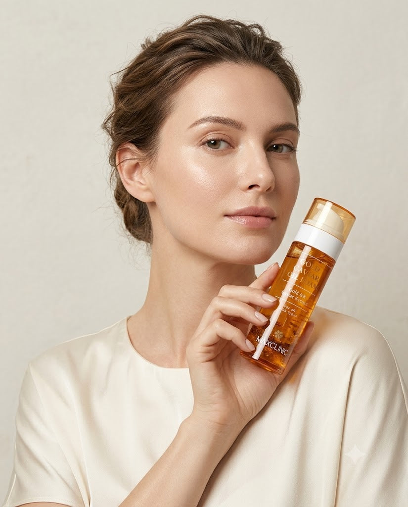 MAXCLINIC Espuma de Aceite Limpiador Facial CAVIAR DORADO 110 g