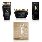 KIT KÉRASTASE CHRONOLOGISTE + DEPILADORA GA.MA SKINPRO SATIN GRATIS Lujo capilar completo con un regalo especial para tu rutina de belleza.