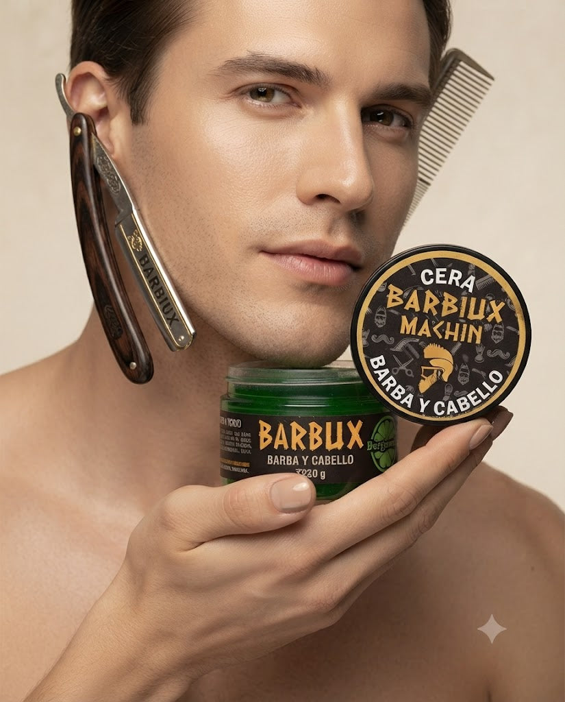 Cera para Cabello y Barba Barbiux Bergamota Fijación Fuerte 220 g