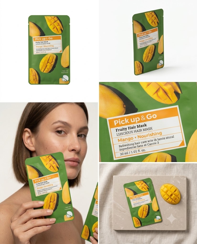 PICK UP & GO MASCARILLA CAPILAR MANGO (HAIR MASK MANGO) - SMOOTHING