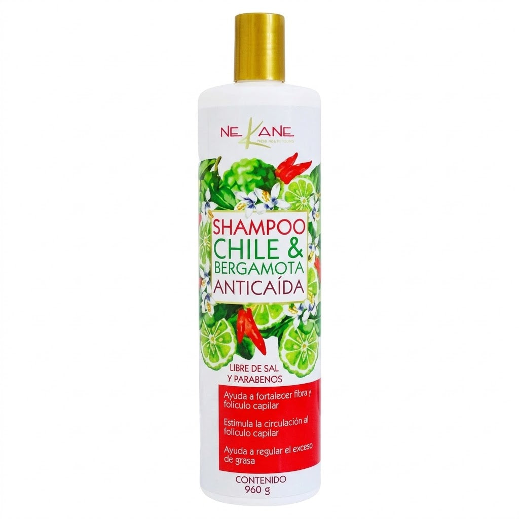 NEKANE SHAMPOO CHILE CON BERGAMOTA 960gr