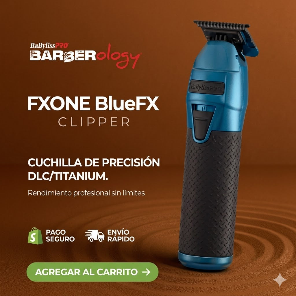 Clipper BaBylissPRO BlueFX FXone Inalámbrico Profesional Barber Litio