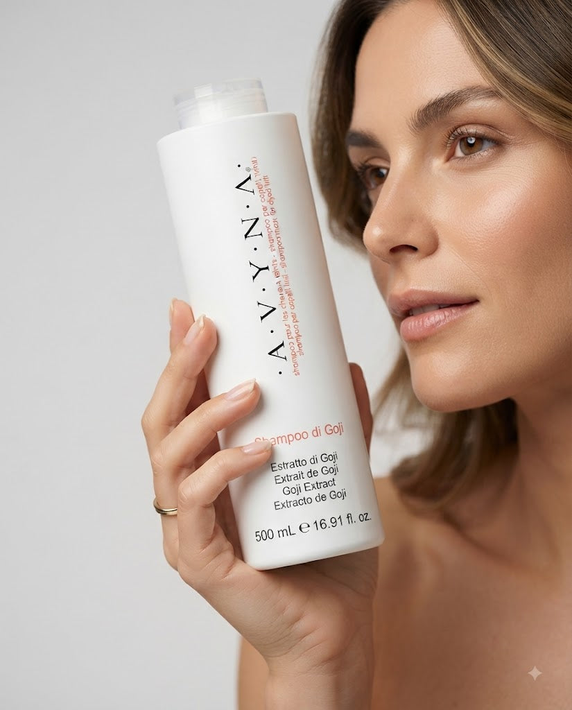 Shampoo Avyna Goji – Antioxidante Cabello Teñido 500ml