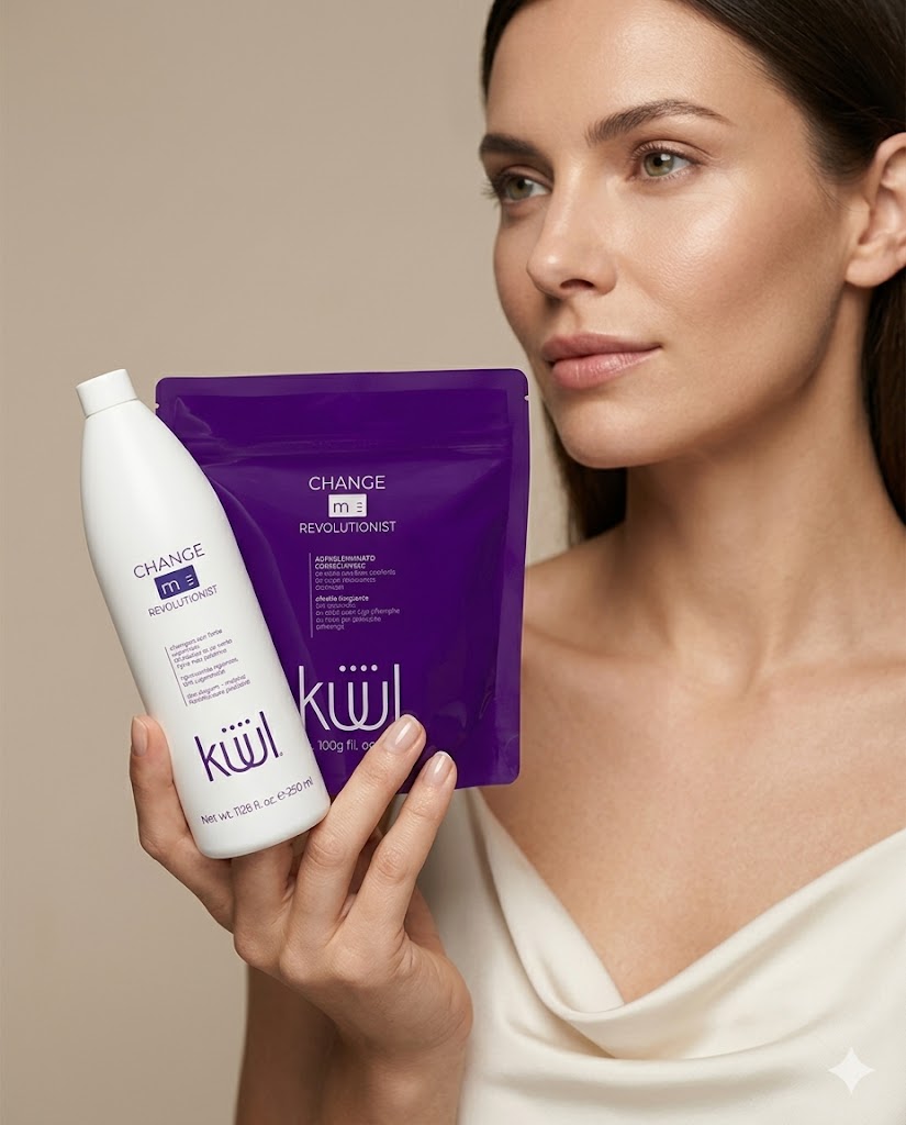 KUUL CHANGE ME BLEACH POUCH 500G + Perox 30 VOL 870 ml
