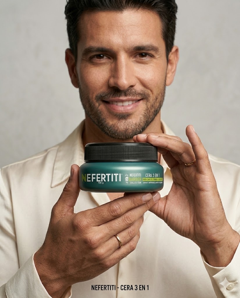 NEFERTITI CERA 3 EN 1 BARBER COLLECTION 100GR
