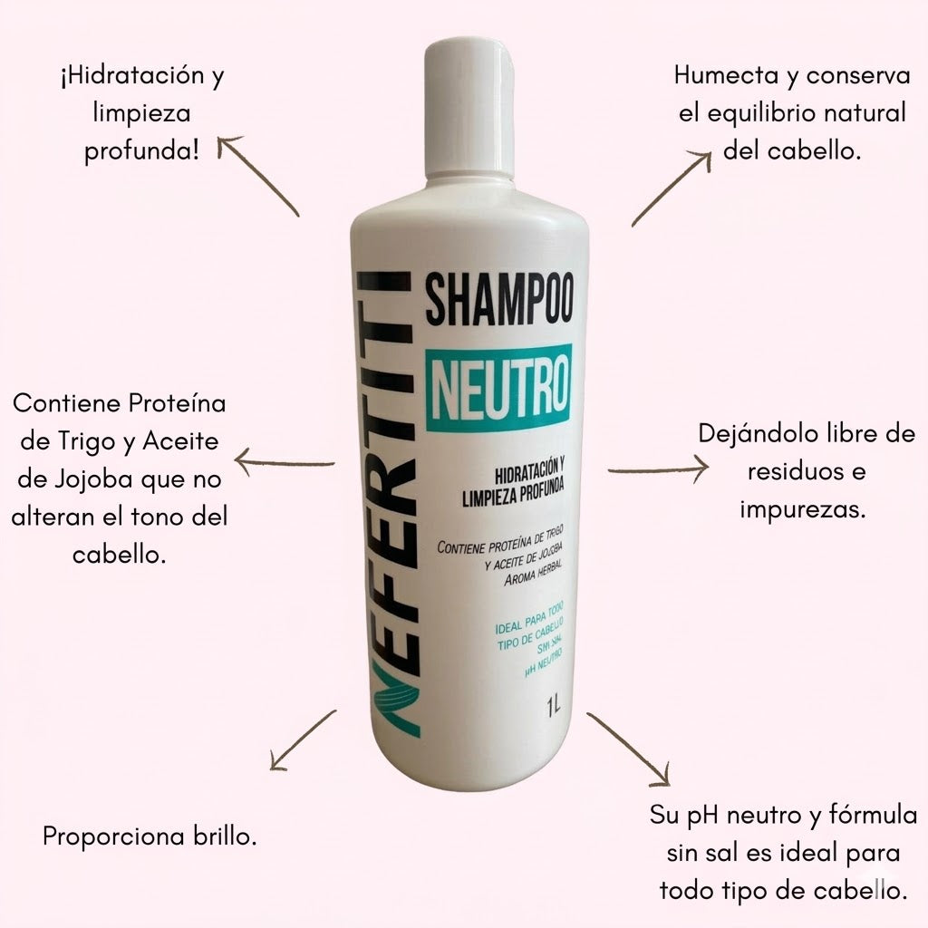 NEFERTITI SHAMPOO NEUTRO 1L