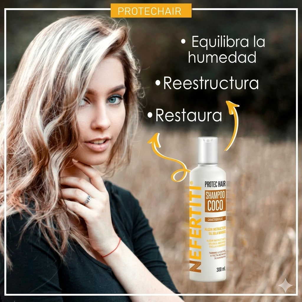 NEFERTITI PROTECT HAIR COCO SHAMPOO 300ML