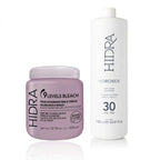 Hidra Bleach 350g 9 Levels + Perox 30 Vol 1 Litro