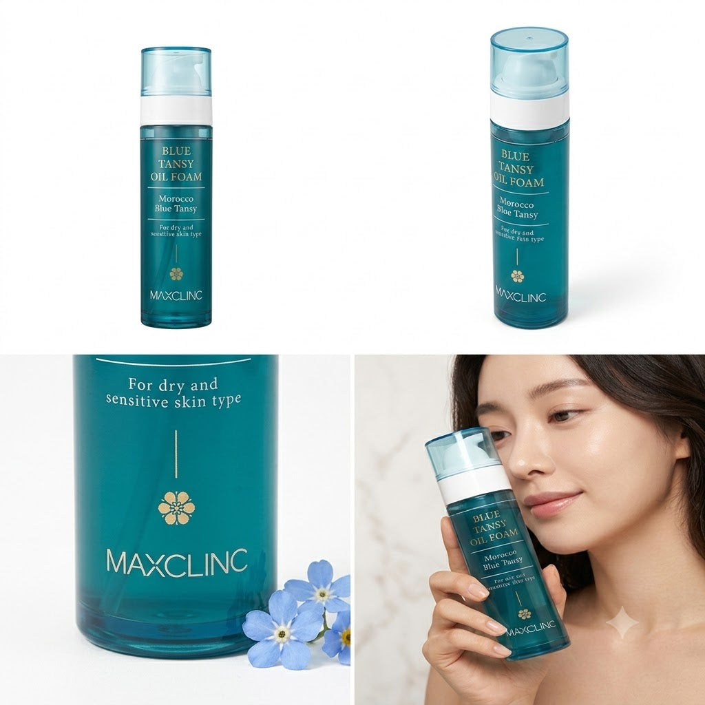 MAXCLINIC Espuma de Aceite Limpiador Facial. TANACETO AZUL 110 g