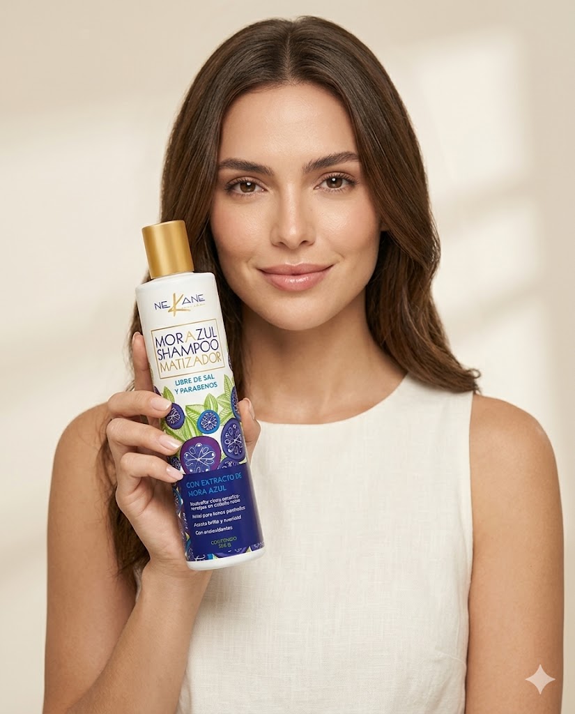 NEKANE SHAMPOO MORA AZUL MATIZADOR 300 ML/G
