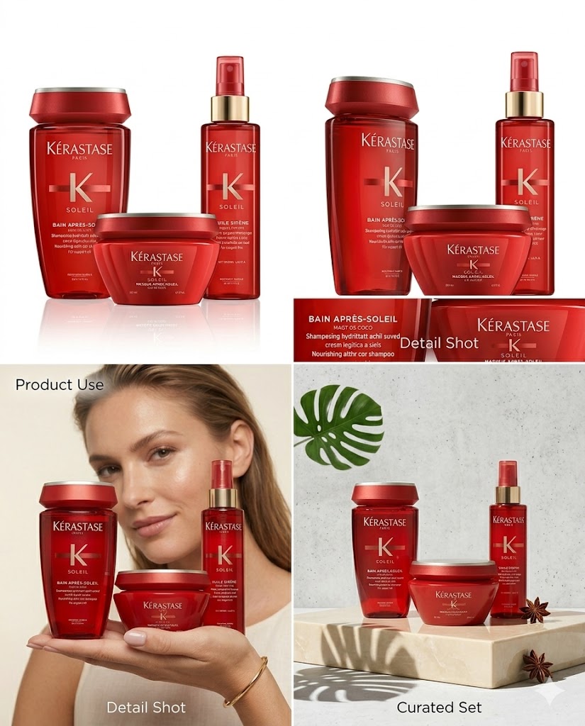 KIT KÉRASTASE SOLEIL VERANO SHAMPOO + MASCARILLA + HUILE SIRÈNE