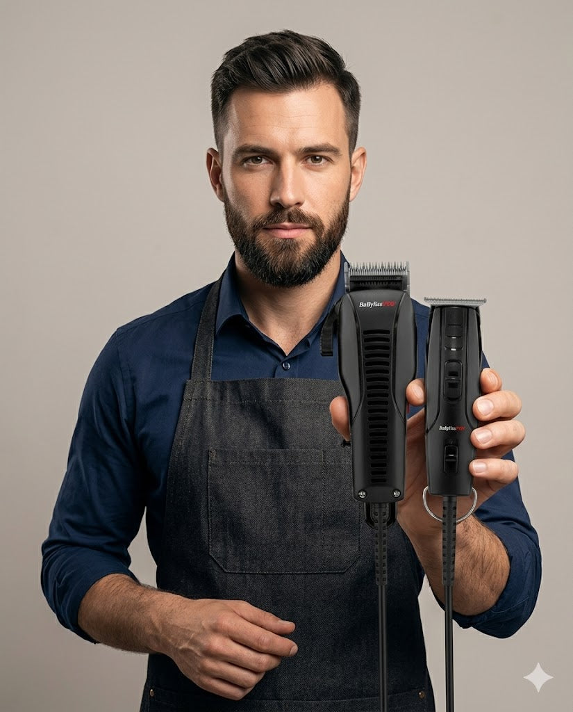 Combo BaBylissPRO PowerFX Barber Kit Clipper + Trimmer Inalámbrico