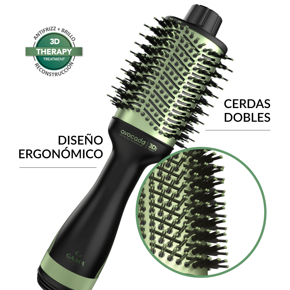 Cepillo Eléctrico GAMA Avocado Power 3D Modelador Profesional
